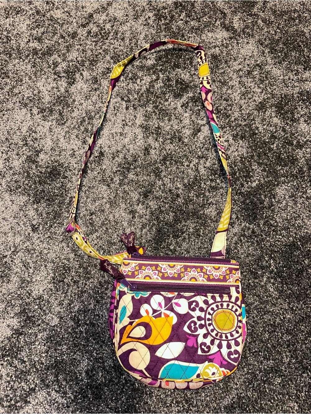 Vera Bradley Quilted Floral Crossbody Bag